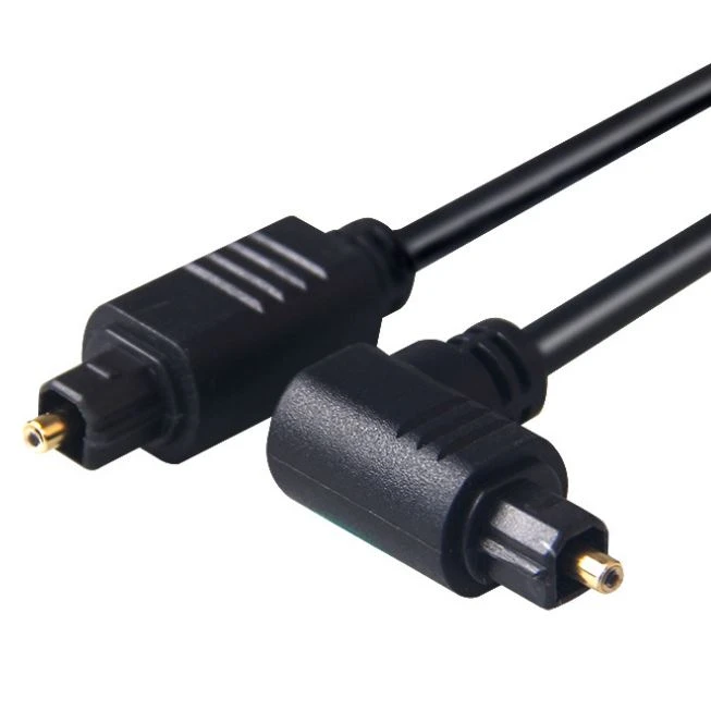 China factory 90 Degree angle to straight HIFI Digital Audio Optical Fiber Cable (1)