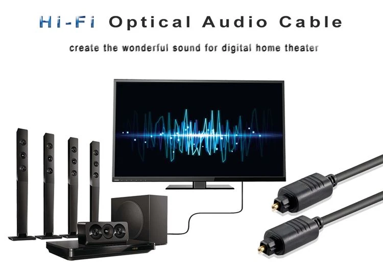 Toslink Fiber Optic Audio Cables-1